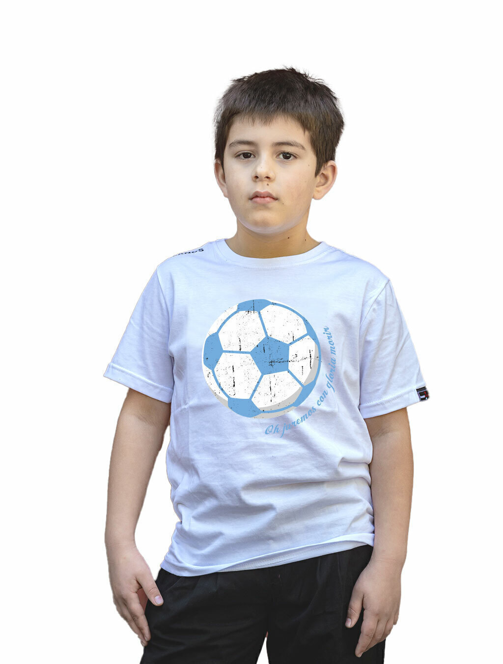 Remera Manos Pelota futbol ninos