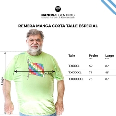 Remera Rebelde Pachamama talles especiales en internet