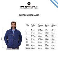 Campera Matelasse Manos Argentinas