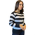 Kit 2 Blusa Feminina Tricot Trançado Bicolor Suéter Inverno - loja online