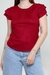 Blusa Feminina Suede T-Shirt Manga 3 Babados - GIP.E-COMMERCE