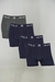 Kit 4 Cueca Boxer Polo wear Microfibra Sem Costura