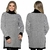 Kit 2 Ponchos Femininos Trico Xadrez Plus Size Moda inverno - loja online