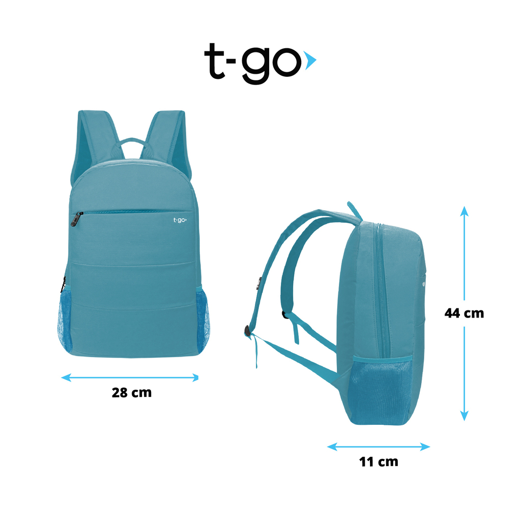 Mochila urbana Universitaria Porta notebook 15.6 EM06 Color Celeste