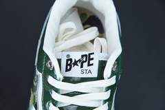 A Bathing Ape Bape Sta Low "Green Whit" - Lojinha do Jota 