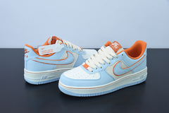 Nike Air Force 1 "Orange Light Blue White" na internet