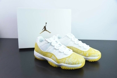 Nike Air Jordan 11 Low 'Yellow Snakeskin'