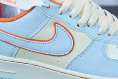 Nike Air Force 1 "Orange Light Blue White" - Lojinha do Jota 