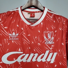 Camisa Liverpool Retro 89/90 home na internet