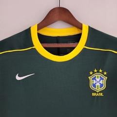 Camisa Retrô Seleção Brasil Goleiro 1998 na internet