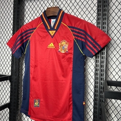 Camisa Seleção Espanha Copa 98 Home Modelo Retrô - comprar online