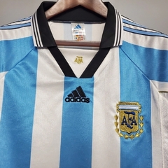 Camisa Retrô Seleção da Argentina I 1998 na internet