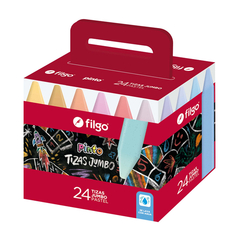 TIZAS JUMBO PASTEL X 24 - EYPAPEL