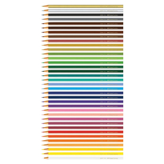36 Lapices de color + Sacapuntas - comprar online