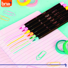 Marcador Evoke Brush Pen 6 Colores Pastel - comprar online