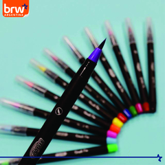 Imagen de Marcador Evoke Brush Pen 12 Colores