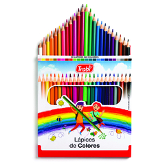 Lapices De Colores Trabi LARGOS X 24