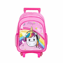 Mochila UNICORNIO CON RUEDAS ROSA