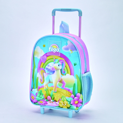 MOCHILA MINIPACK 12" CON CARRITO : UNICORNIO en internet