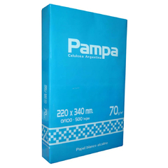 Resma Pampa A4 de 70grs. 500 Hjs,