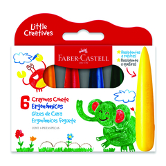 Crayon ergonomico Cohete x 6 Faber Castell