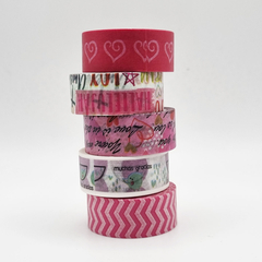 Washi Tape Cinta Adhesiva X 5 Mod: Rose - comprar online