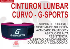 CINTURÓN LUMBAR CURVO - G-SPORT - comprar online