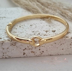 Pulseira em Banho Dourado Gold com Verniz Italiano Pu024 - comprar online