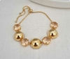 Pulseira em Banho Dourado Pu 042