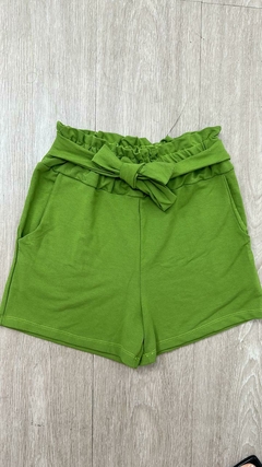 Shorts Feminino Malha Cintura Alta Com Bolso - comprar online