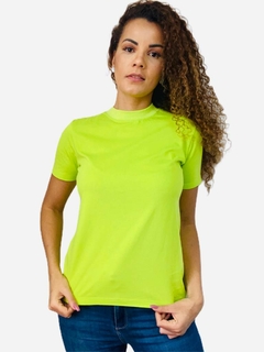 Camiseta Feminina Adulto Gola Alta - loja online