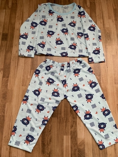 Pijama infantil calça e manga longa - comprar online