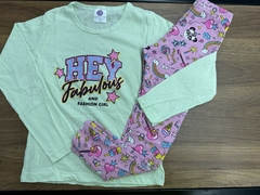 Conjunto infantil blusinha e legging na internet