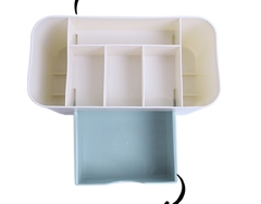 Organizador multiuso de plastico com gaveta - comprar online