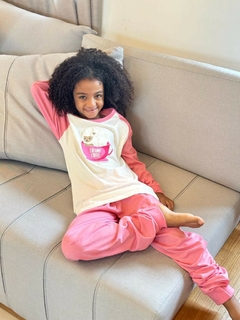 Pijama Inverno com calça e manga longa menina infanto juvenil na internet