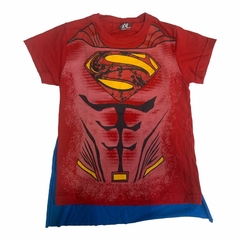 Camiseta Infantil Super Heroi Com Capa - comprar online