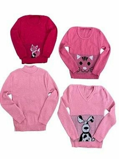Suéter Infantil de Tricot Menina - comprar online