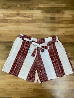 Shorts Plus Size Canelado com amarração frontal (Ref:409) - comprar online