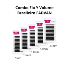 Kit 5Cxs Fio Y Volume Brasileiro Fadvan 0,07D PRETO - comprar online