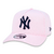 Boné NEW ERA aba curva Yankess rosa logo azul snap back REF. 19147 - comprar online