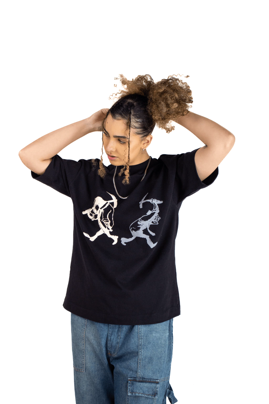Boxy Tee Miners Preta