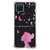 Capa para Galaxy A22 4g Personalizada Flores Menina e as Borboletas