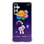 Capa para Galaxy A55 5g Personalizada Astronauta Balões Planetários