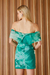 Vestido Curto Karlie - Estampa Emeralda Flower - comprar online