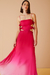 Vestido Longo Estampa Degradê Pink - comprar online