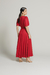 VESTIDO HELOISA - VERMELHO BORDÔ - comprar online