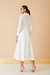 Vestido Chemise Decote Renda - Off White na internet
