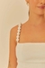 Blusa Cropped Detalhes Alças - Off White - comprar online
