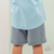 Ref.: 329 Short Azul Masculino Moleton - Xarmosinha Kids