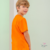 Ref.: 280 Blusa Malha Bordada Masculina Laranja - Xarmosinha Kids